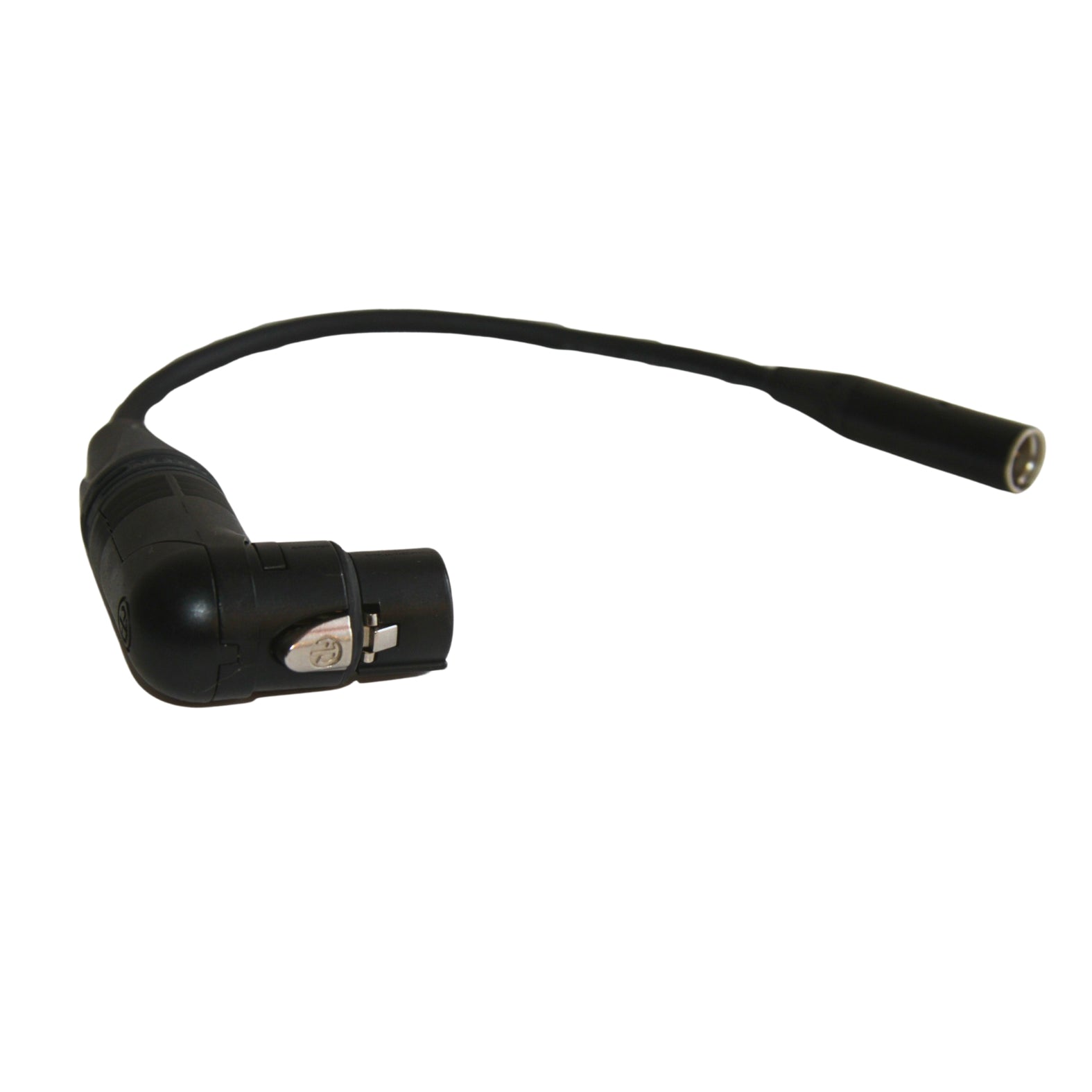 90 degree 4 Pin Female with 6" Whip (3,6,9 o'clock orientation)